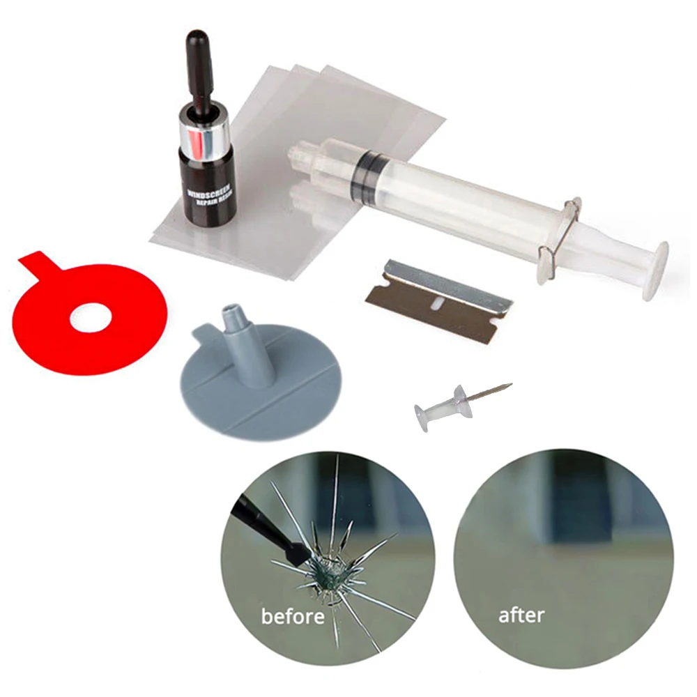 50ml Windshield Crack Repair Kit Auto Glass Scratch Crack Restore Tool Wind  Shield Car Glass Repair Set DIY Glue Tool Quick Fix - AliExpress