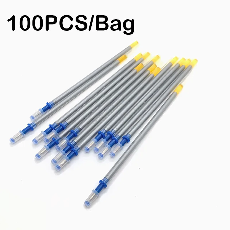 100pcs/lot Mercury Refillable Pen Sewing Machine Silver Refill Pen