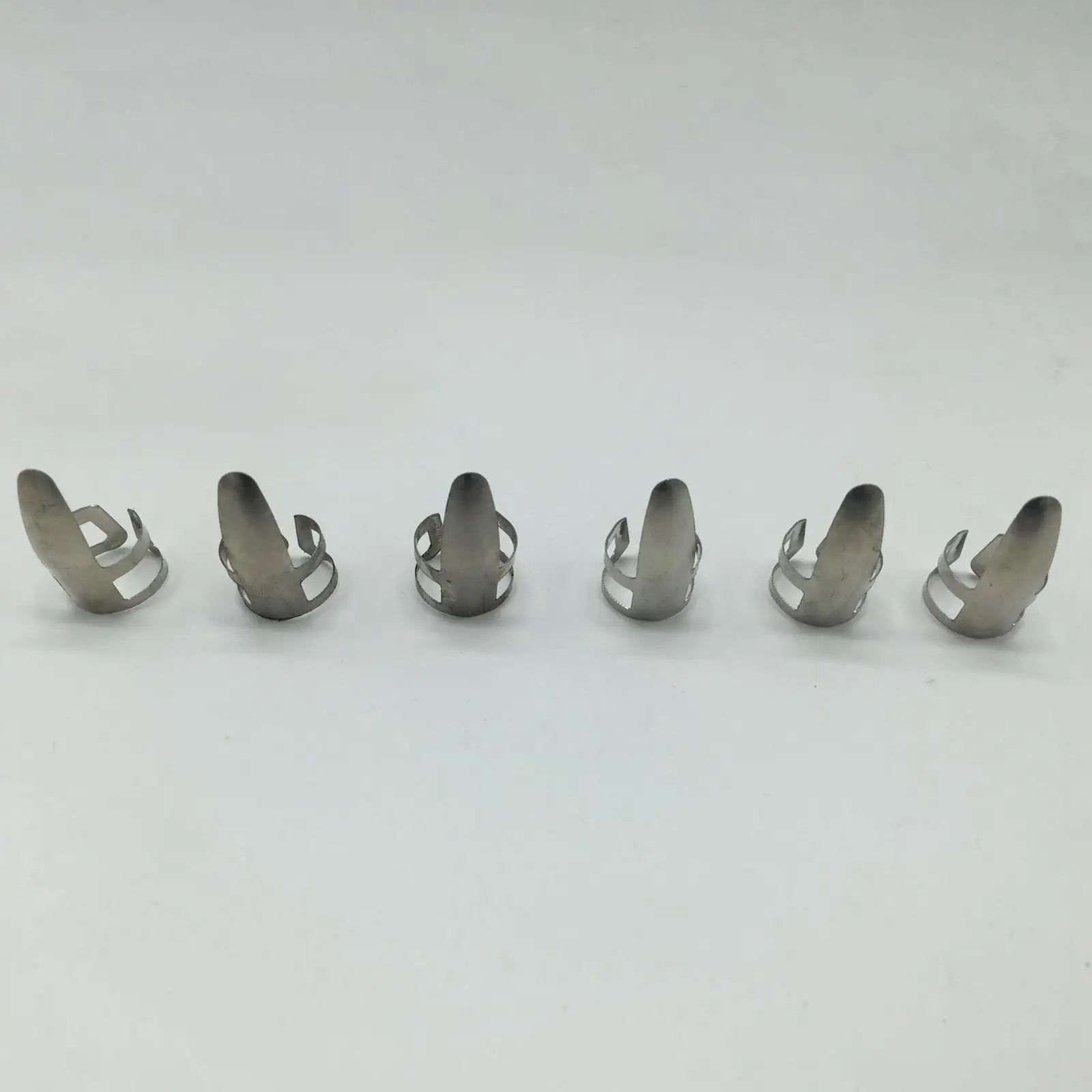 6 Pieces Classic Guitar Pick Plectrums Stainless Steel for Electric Guitar