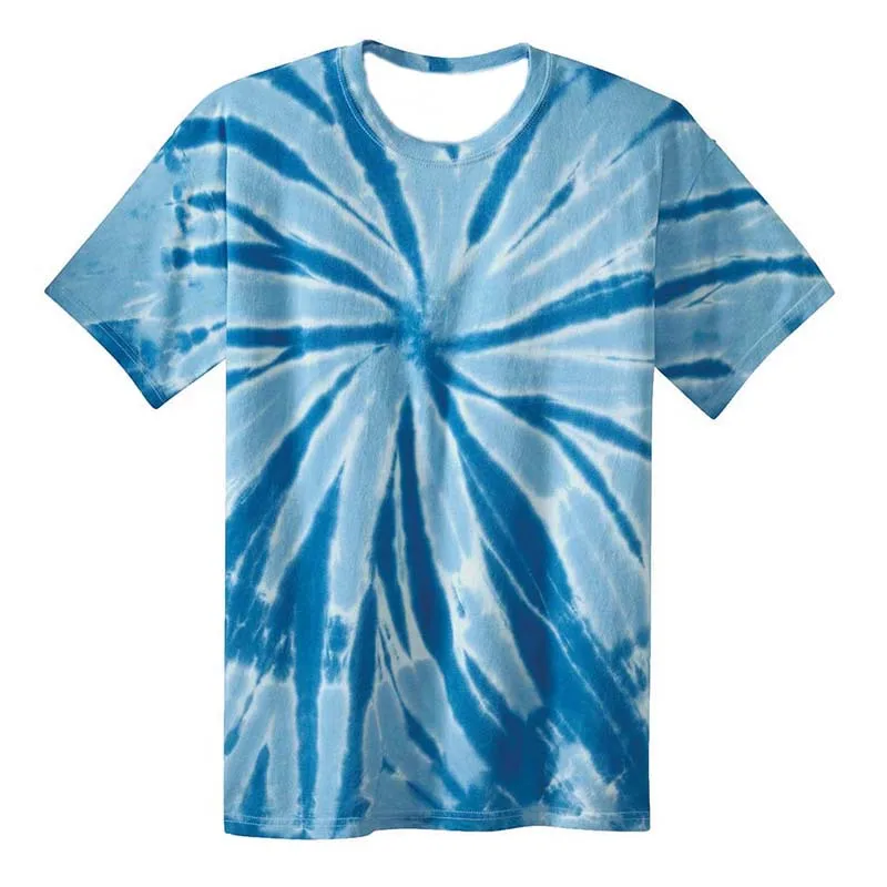 Colorful Tie Dye 3D Print T Shirt Casual Fashion