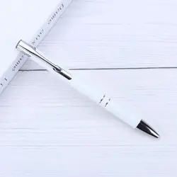 Deluxe Aluminum Ballpoint Pen - Elegant Design and Waterproof Durability (White)