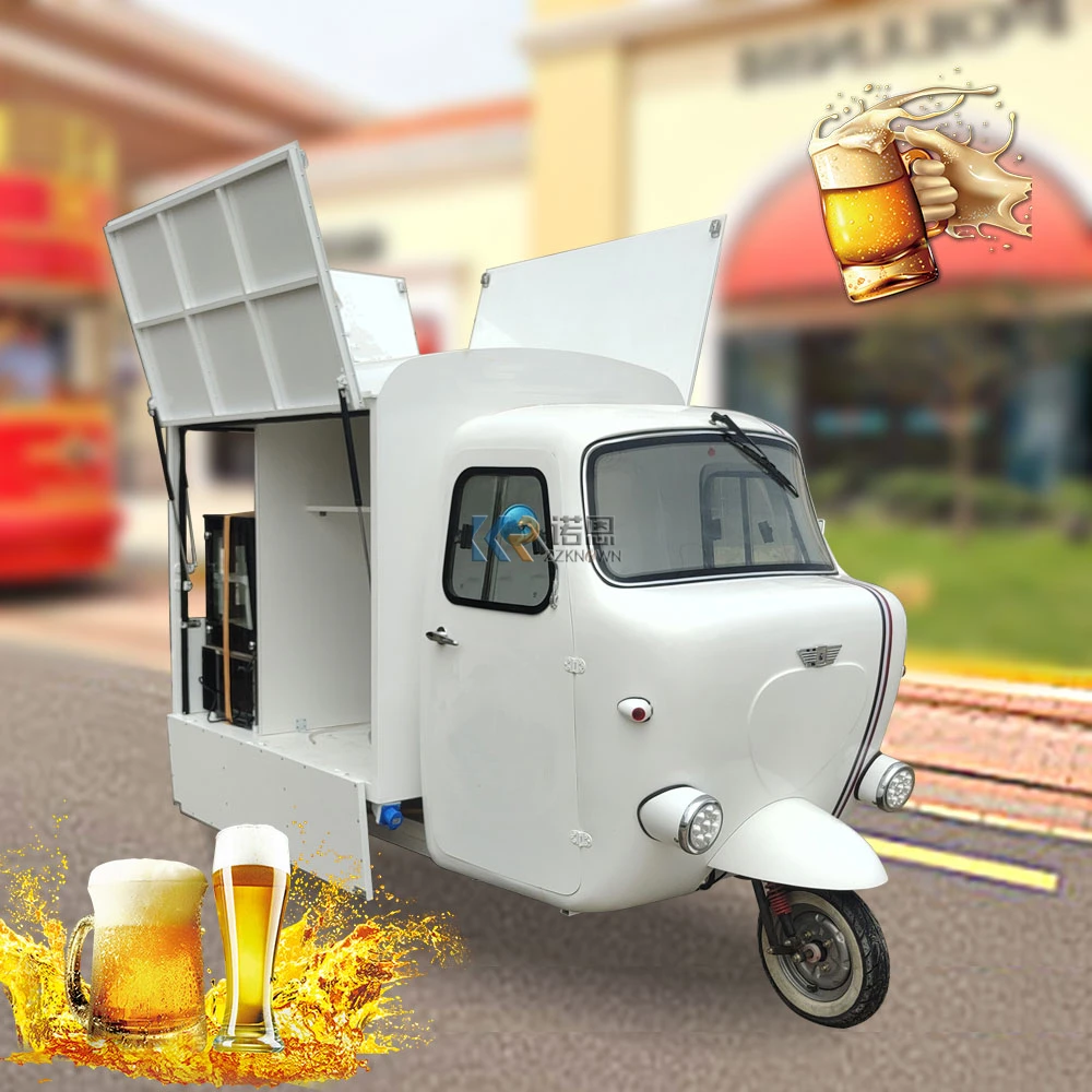 Mobile Elettrico Ape Tuk Tuk Gelato Piaggio Beertrucks Triciclo In Vendita Usa Snack Chiosco Carrello