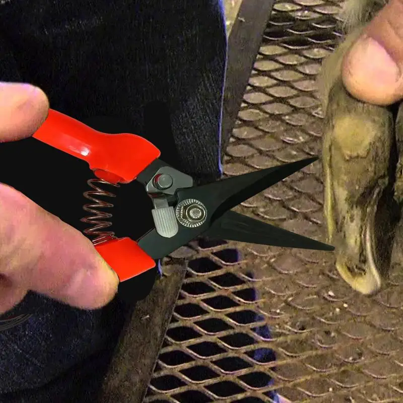 Goat Hoof Trimmers Horse Clippers Spring Loaded Ergonomic Hoof Trimmers Precision Sheep Shears Nail Clippers For Alpaca Lamb