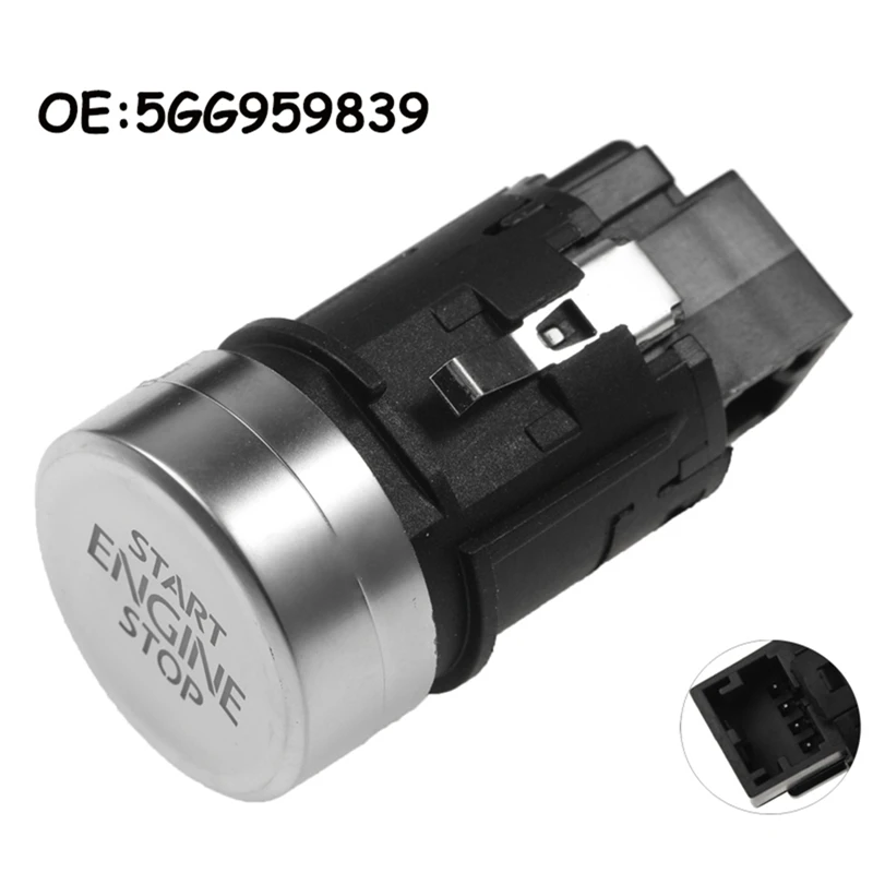 

Кнопка запуска и остановки автомобиля, однокнопочный переключатель, кнопка запуска для VW Golf 7 MK7 VII 5GG959839