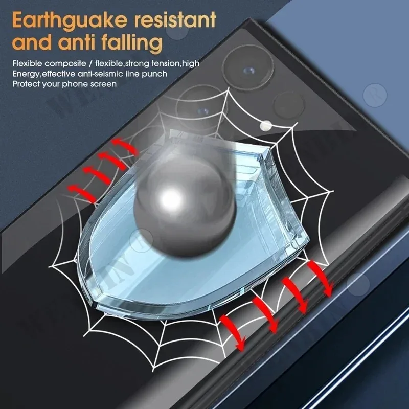 5Pcs Hydrogel Film For Samsung S24 S23 S22 S21 Ultra Note 20 S10 S9 Plus Screen Protector For Samsung A35 A55 A54 A15 Back Film_voghion.com