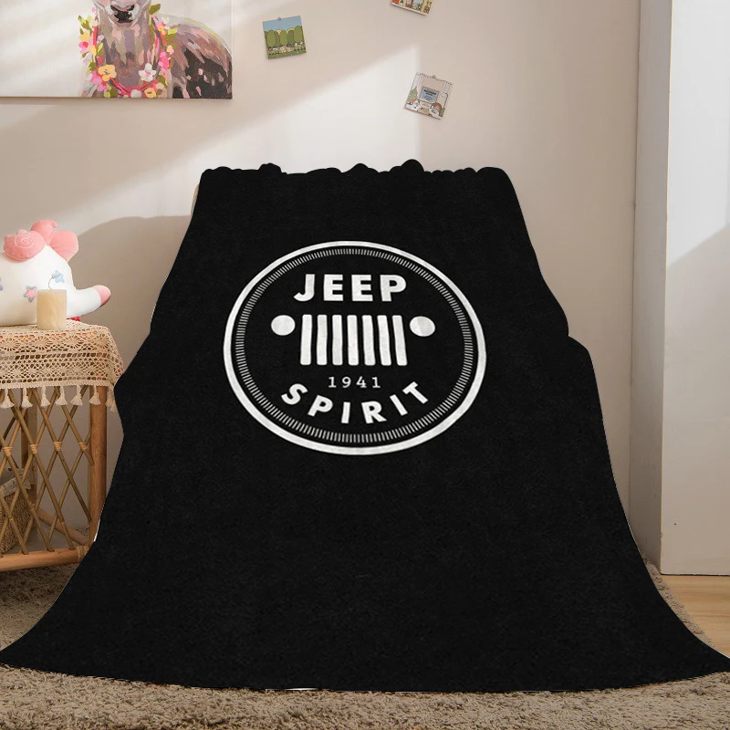 

Camping Custom Decorative Sofa Jeeps Warm Bed Flannel Camping Sofa Bed Adult and Children's Blanket Four Seasons Home Portable