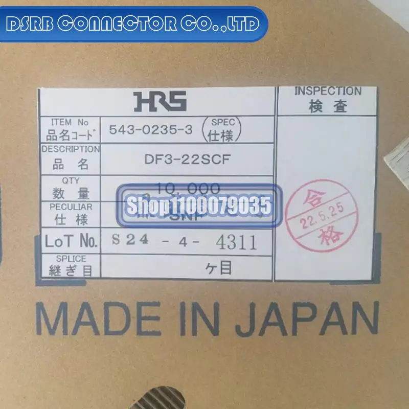 

10000pcs/lot new and original DF3-22SCF for 22AWG