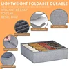 1/2/3 Pack Gray Sock Underwear Organizer Dividers 16/24/64 Cell Fabric Foldable Closet Organizers Storage Boxes for Storing Sock 4