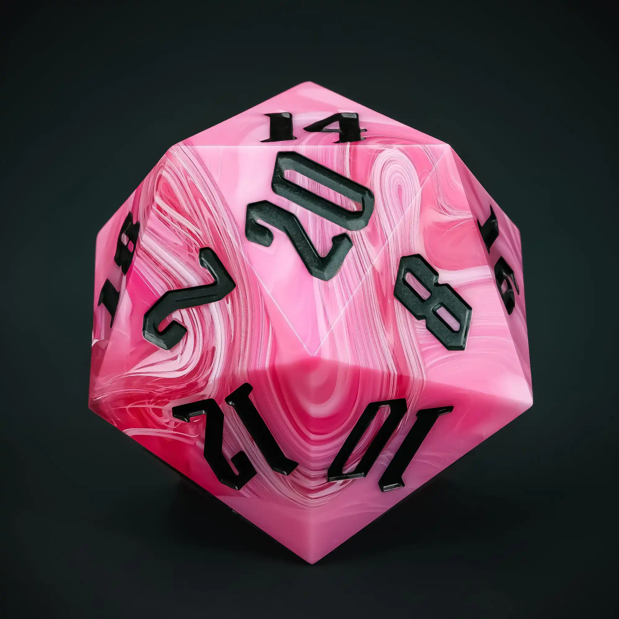 55mm D20 20 Sides Large Size Polyhedral Dice for Role Playing Game D&D Bar Pub Party Board Games