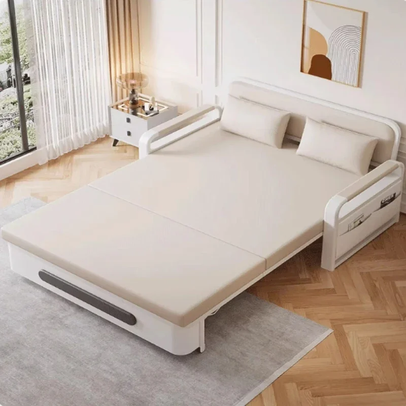 Garden Single Beds Modern Multifunctional Adjustable Spa Adults Beds Space Saving Minimalist Cama Dobravel Portatil Furniture