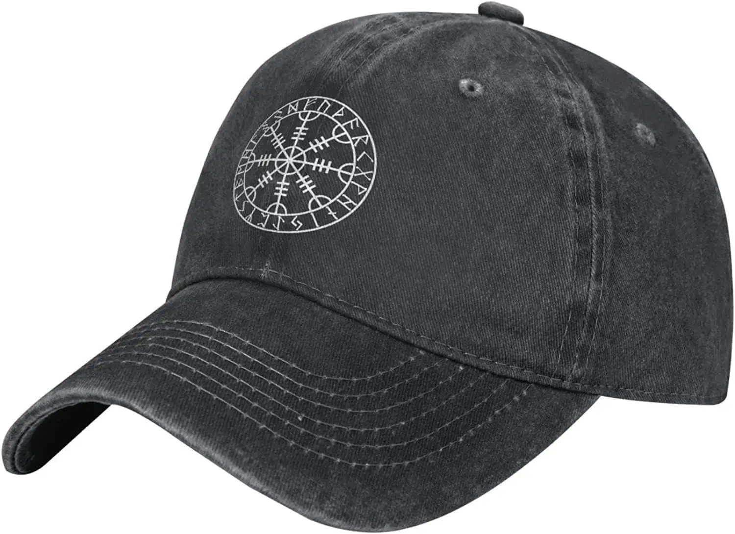Vikings Helm of Awe Rune Baseball Cap Men's Funny Adjustable Vintage Dad Hats