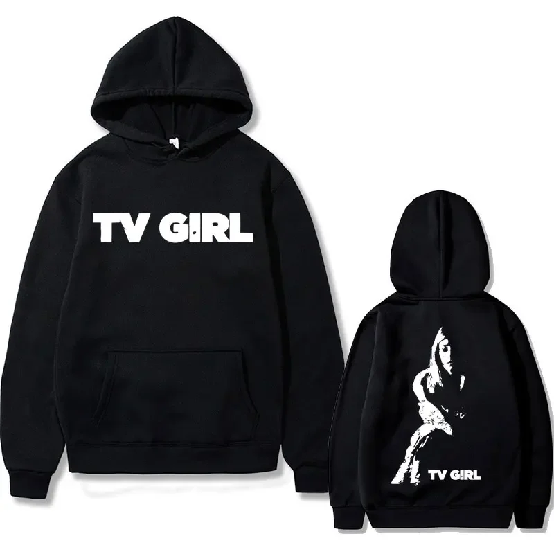 

Tv Girl The Night In Question French Exit Album Hoodie Unisex Black Vintage Sweatshirt Regular Men Women Fashion Casual Hoodies