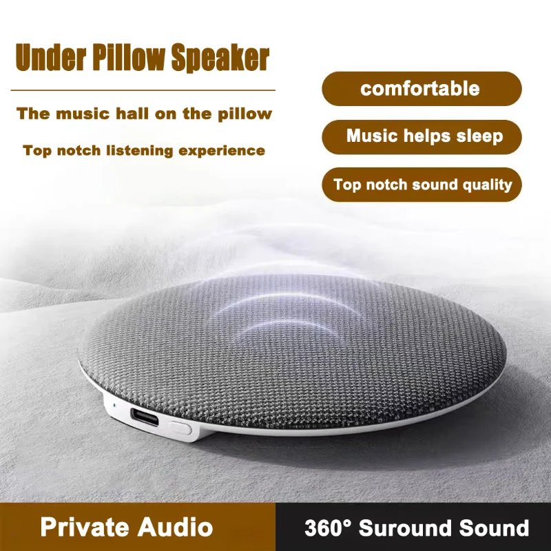 Ultra-Thin Mini Bluetooth Speaker with Nature Sounds and White Noise