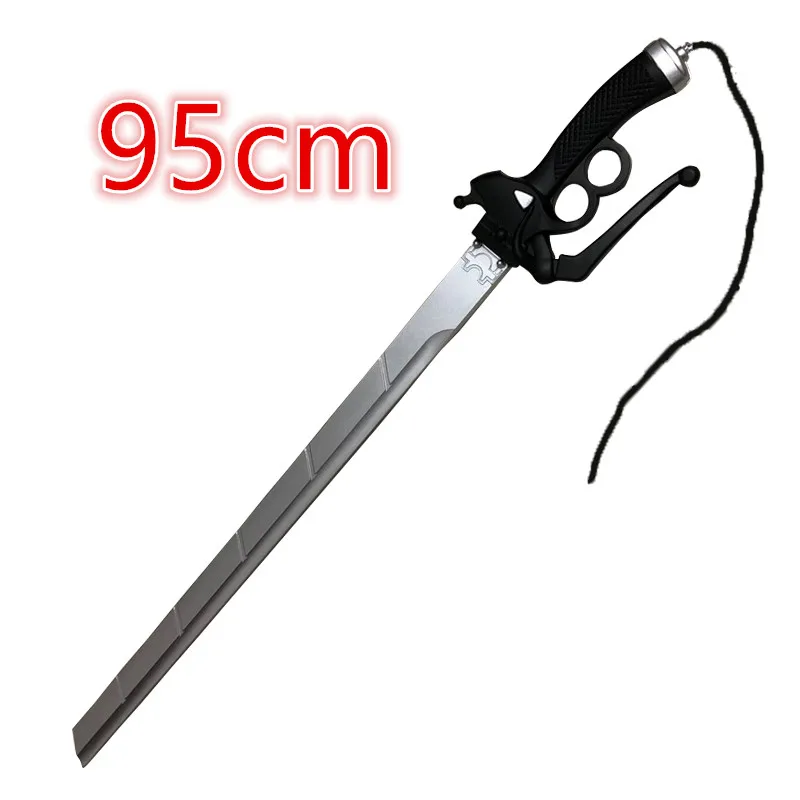 

95cm AOT Mikasa Ackerman Sword 1:1 Props Weapon silver Eren Rivaille Mikasa Sword Cosplay Weapon Halloween Cos Props