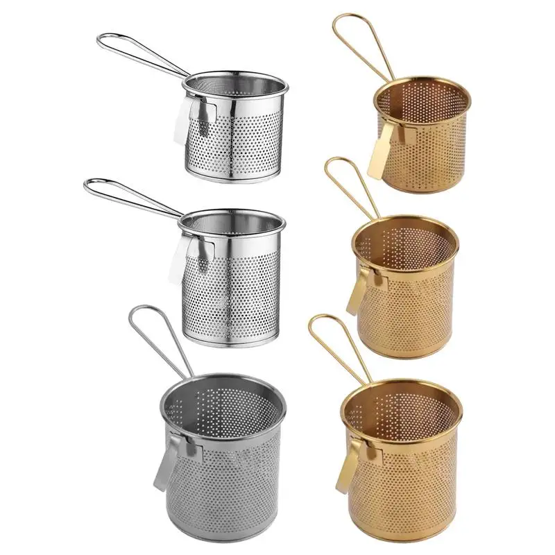 

Stainless Steel Strainer Basket multipurpose Noodle Spaghetti Hot Pot Strainer portable Pasta Skimmer for Boiling Food Spaghetti
