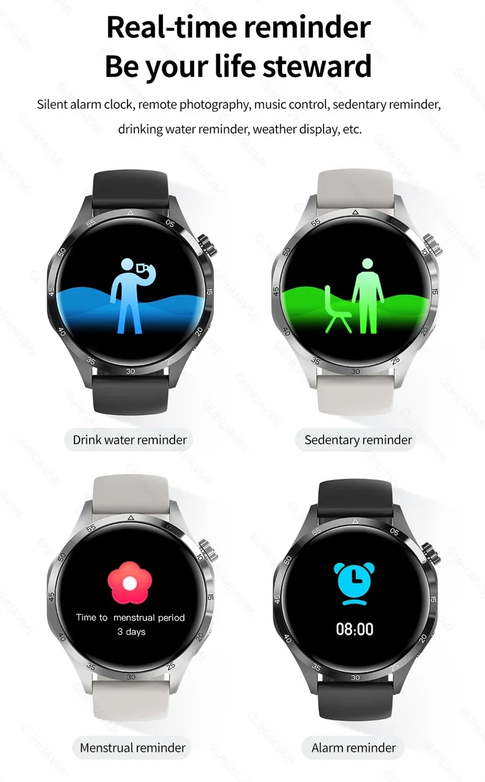 Smart watch GPS watch with sleep tracker and blood oxygen watch