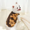 M-7XL Pet Warm Flannel Clothes Winter Dog Cat Coat Pet Clothes 5-35kg Bichon French Bulldog Clothes Pajamas 4