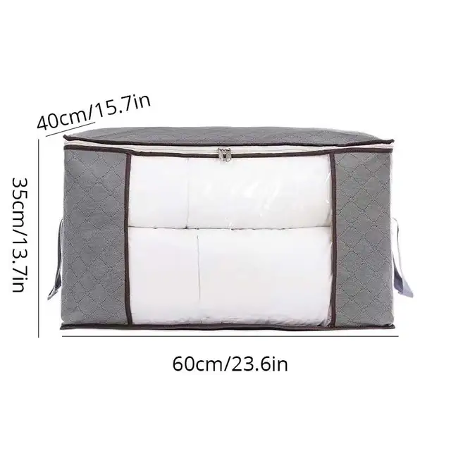 Non Woven Cotton Quilt Storage Bag Large Capacity Clothing Cotton Quilt