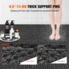 SucceBuy Interlocking Tile 12/50/55PCS 12"x12" Splicing Soft PVC Drainage Floor Tiles Non-Slip Drainage Holes