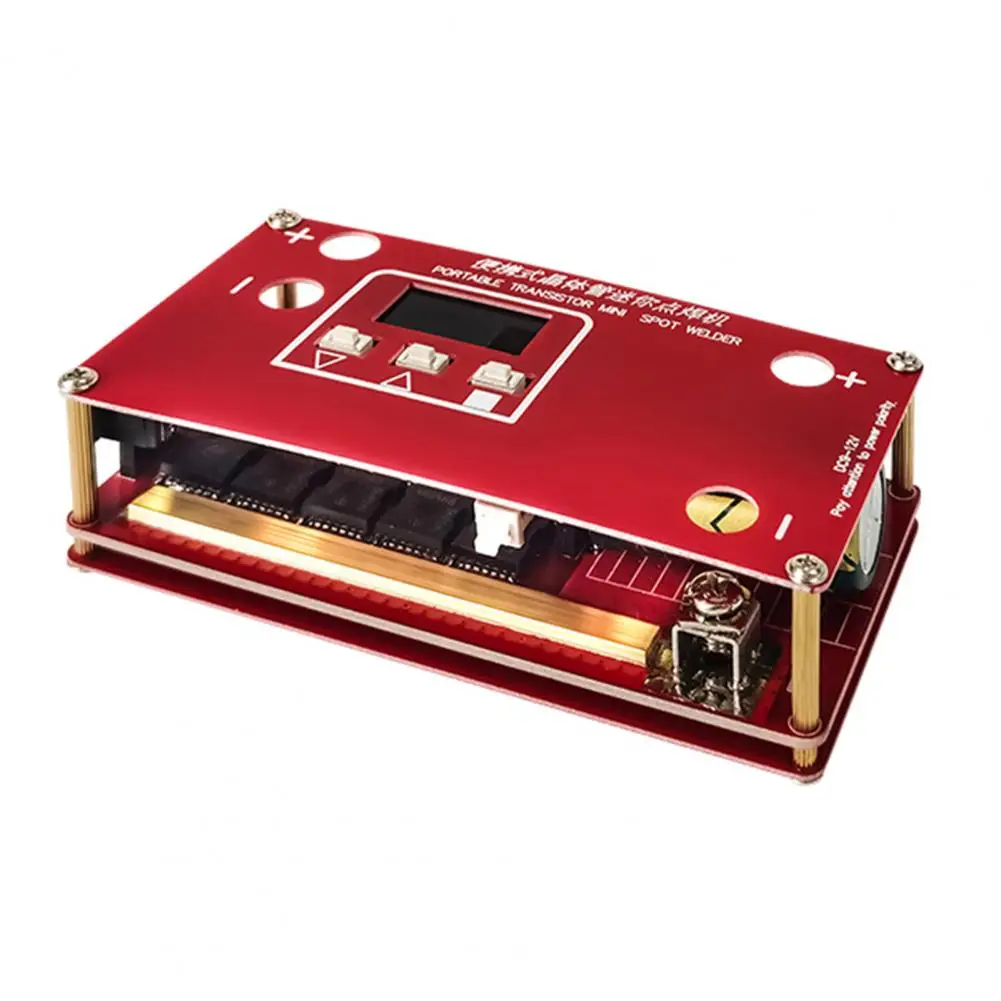 

Metal Case 1 Set Practical Compact Spot Welding LCD Digital Display Electronic Devices