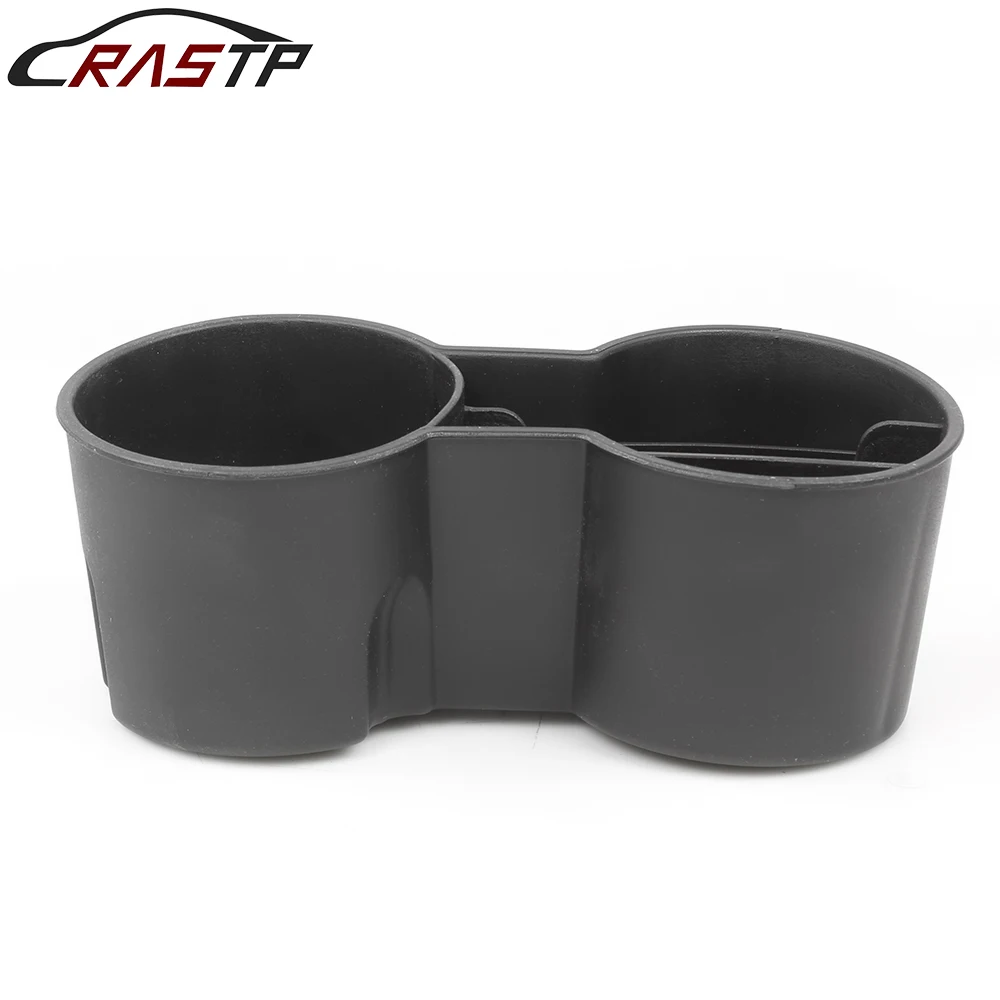 

RASTP Automobile Water Cup Storage Box Card Slot TPE Storage Box Car Modification Supplies For Model3/Y RS-LKT090