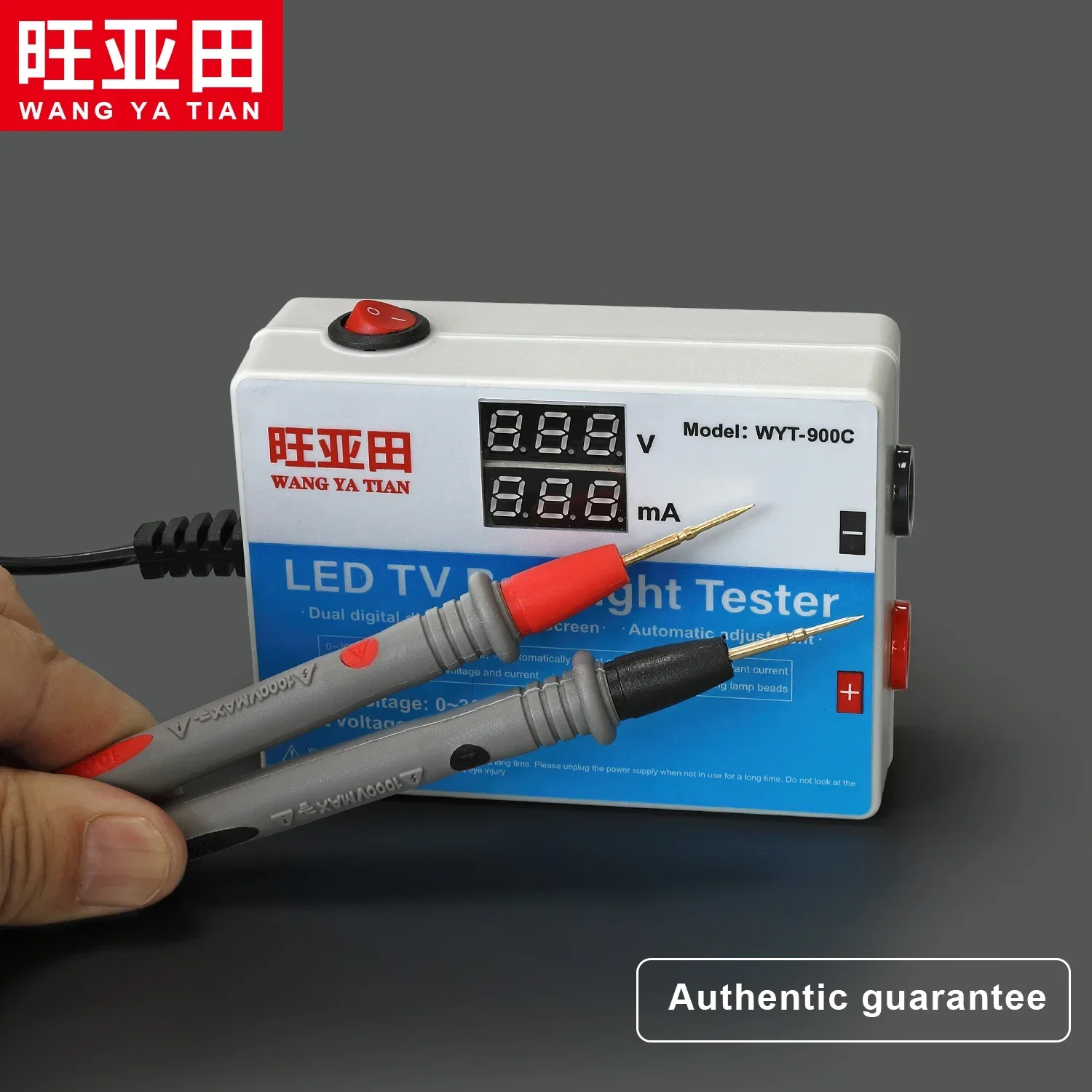 LED Tester 0-300V Output LED TV Backlight LED Strips Test Tool with Current and Voltage Display Measurement