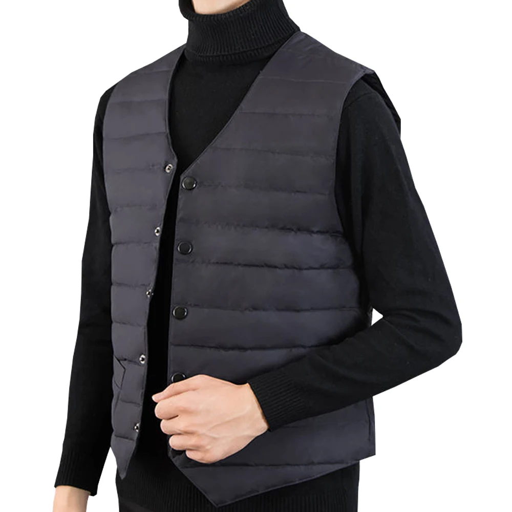 겨울 다운 조끼 자켓 방수 따뜻한 민소매 패딩 자켓 새로운 패션 고품질 다운 조끼 플러스 사이즈 핫 세일 패션 남성 가을 양..