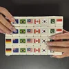 30mm Seaside Escape Board Game 64 Flags Mahjong Egg Waffle Party With The Same Animal Mahjong Match Board Games Party Games 1