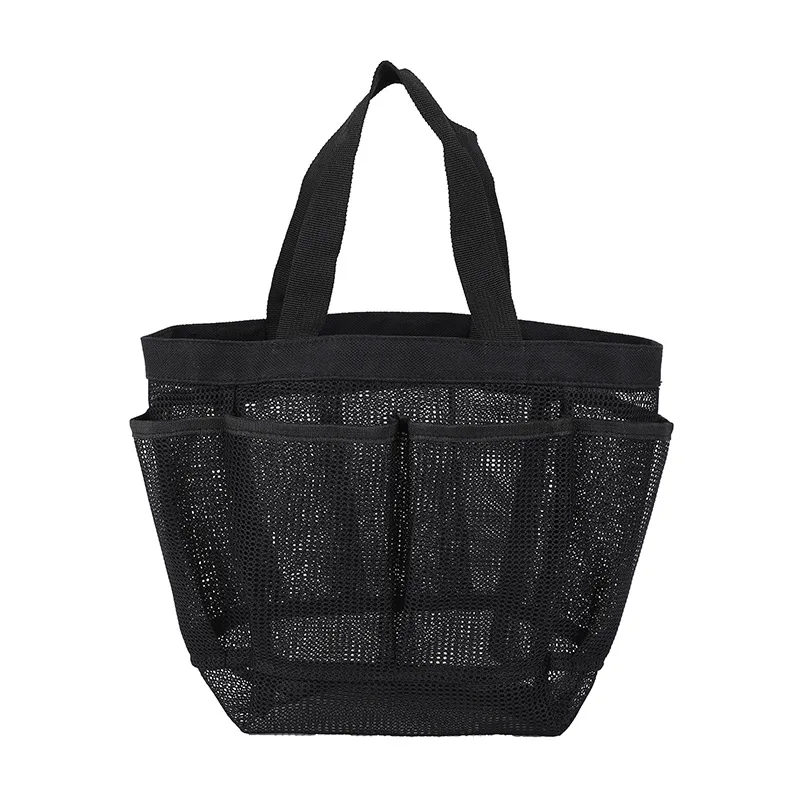 

Vacation Essentials Large Beach Tote Bag Mesh Beach Bag Pool Bag Travel Storage Bag with 7 Pockets Carry on Bag on Beach Pools