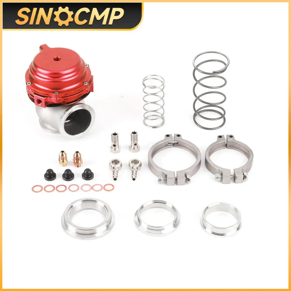 1Set 44Mm Rosso Esterno Raffreddato Turbo Wastegate Wastegate Esterno Per Accessori Professionali Per Automobili Turbo Universali