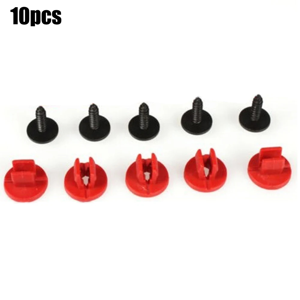 

10PCS For Ford Focus II 04-11 C-Max 03-10 FOR C-Max 03-10 FOR MK3 00-07 Car Engine Guard Plate Buckle (5 Screws J32+5 K28 Red)