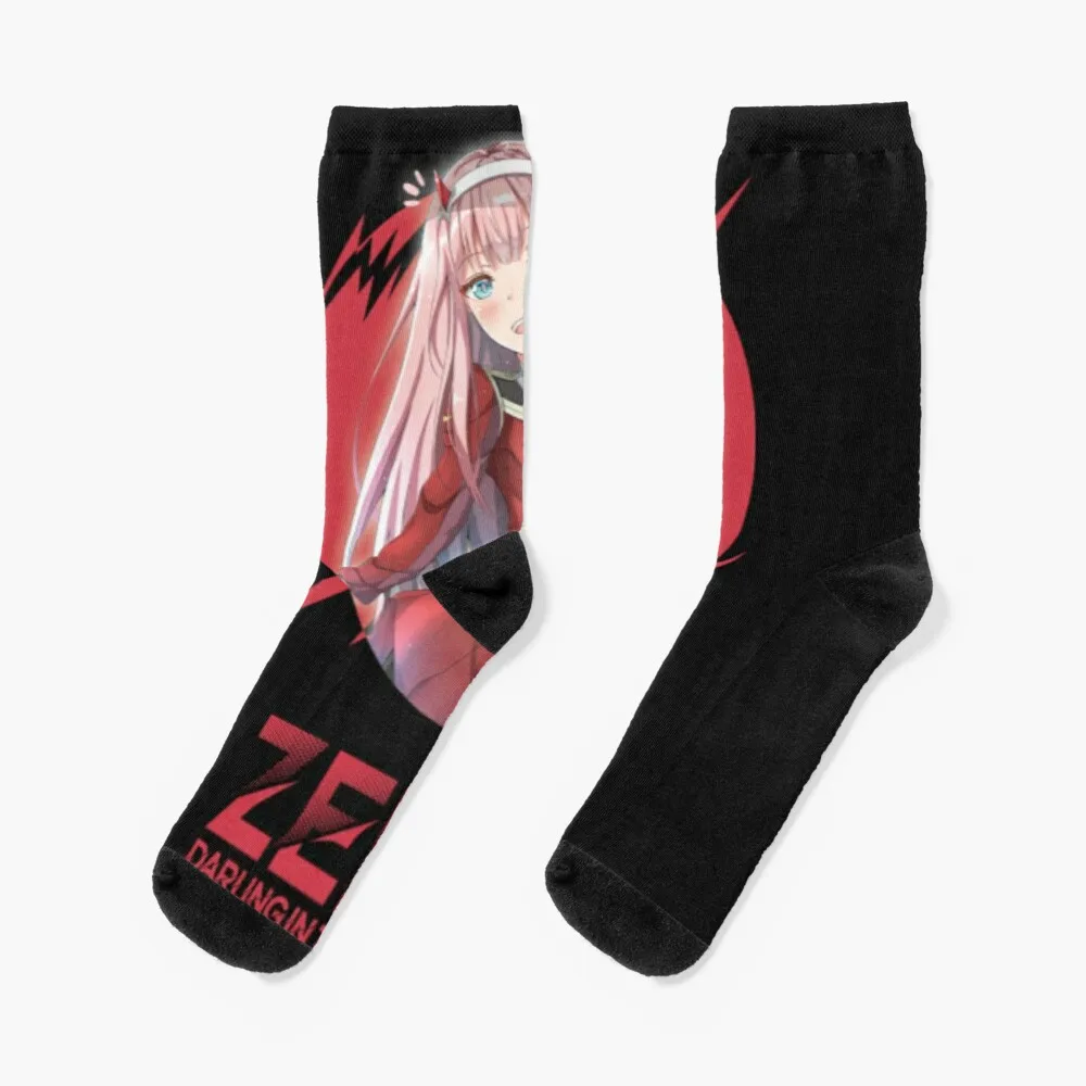 Darling In The Franxx Darling in the Franxx Anime Art - Zero Two Kawaii Cute Socks Funny Gift