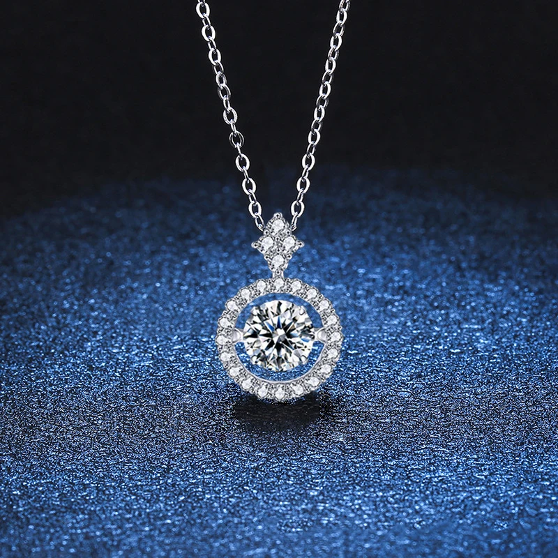 Moissanite Beating Heart | Moissanite Necklace | Pendant