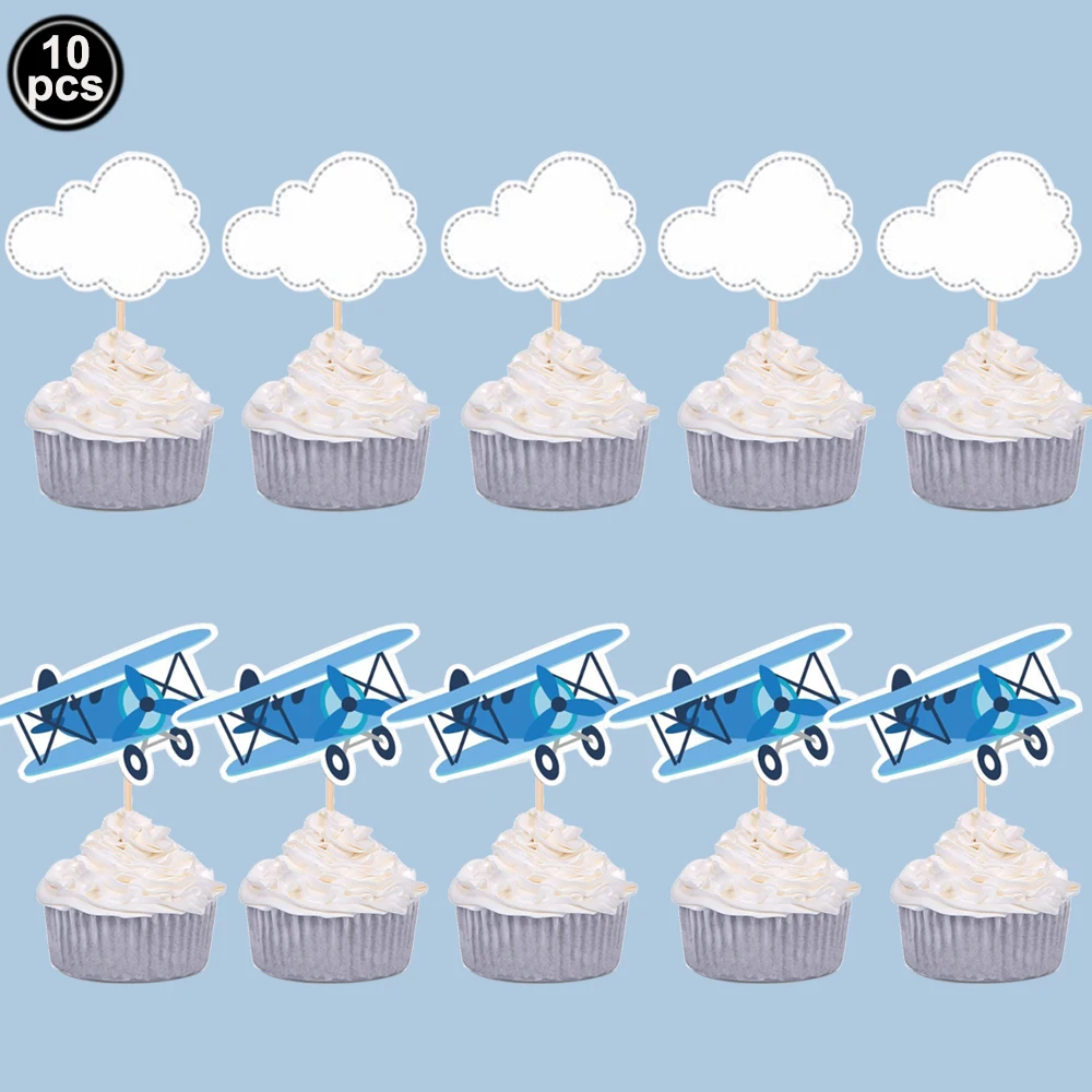Aviation Adventure Birthday Party Supplies - Airplane Themed Plates & Napkins