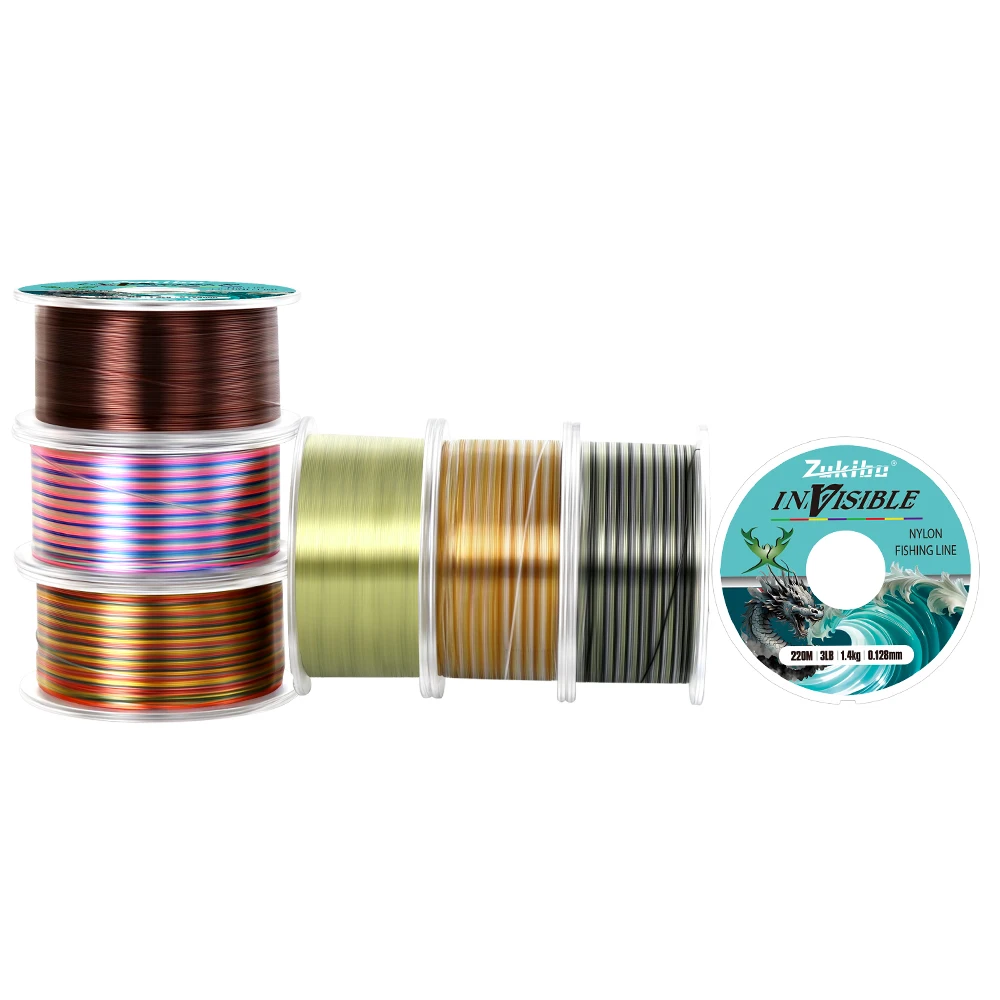 ZUKIBO JIAOLONG Nylon Fishing Line 350M Super Strong Japan Monofilament with Fluorocarbon Coating Carp Sea Fishing Accessories 3