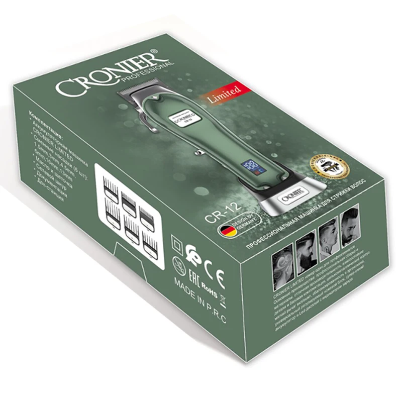 جميع المعادن اللاسلكية المهنية مقص الشعر الحلاق ال...