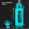 UZSPACE Sport Water Bottles BPA Free Portable Gym Anti-fall Leak-proof Large Capacity Fitness Kettle Tritan Plastic Drink Bottle 4