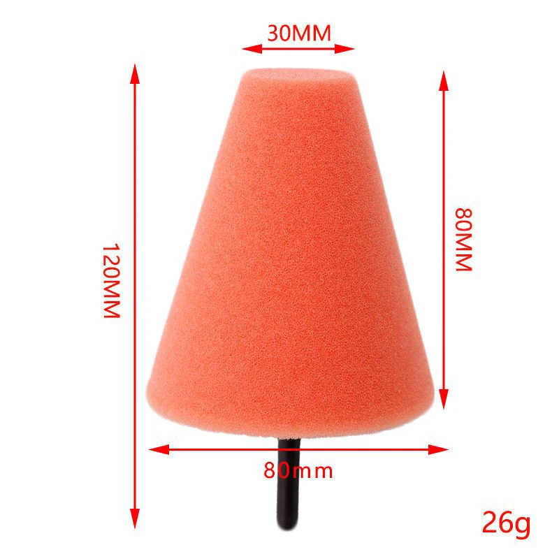 Auto Wheel Polishing Sponge 6mm Polishing Cone for Electric Drill Burnishing Ball Car Hub Sponge Pad car polishing pad car polish pad car polishing sponge polishing sponge set polishing wheel disc polishing wheel kit