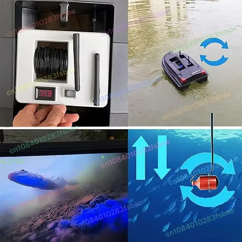FPV 고화질 감지기 7인치 LCD 5.8G 딥뷰잉 원격 제어 수중 카메라