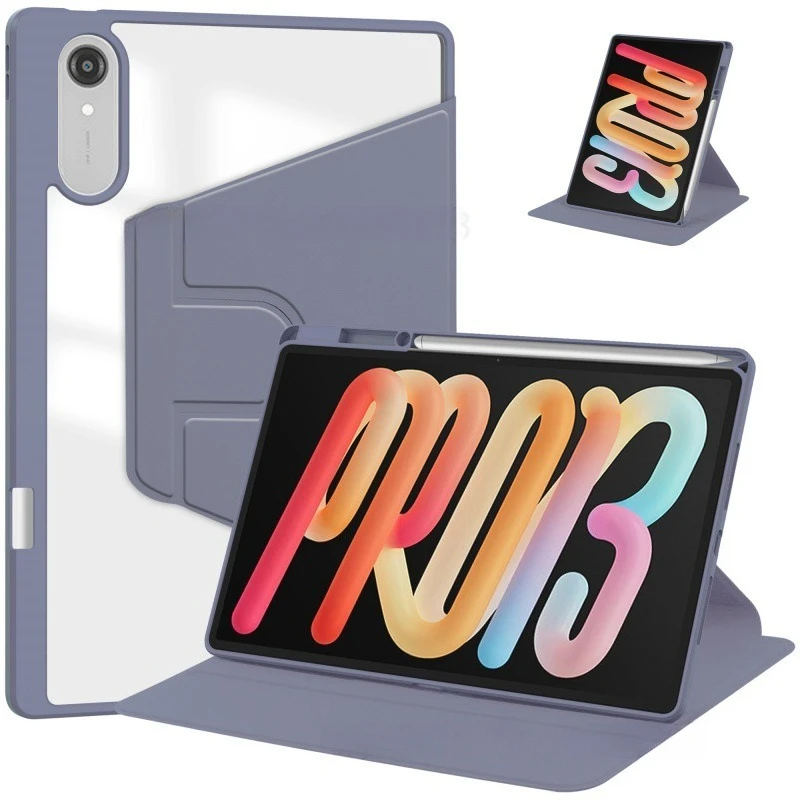 360° Rotating Acrylic Back Tablet Case - 13