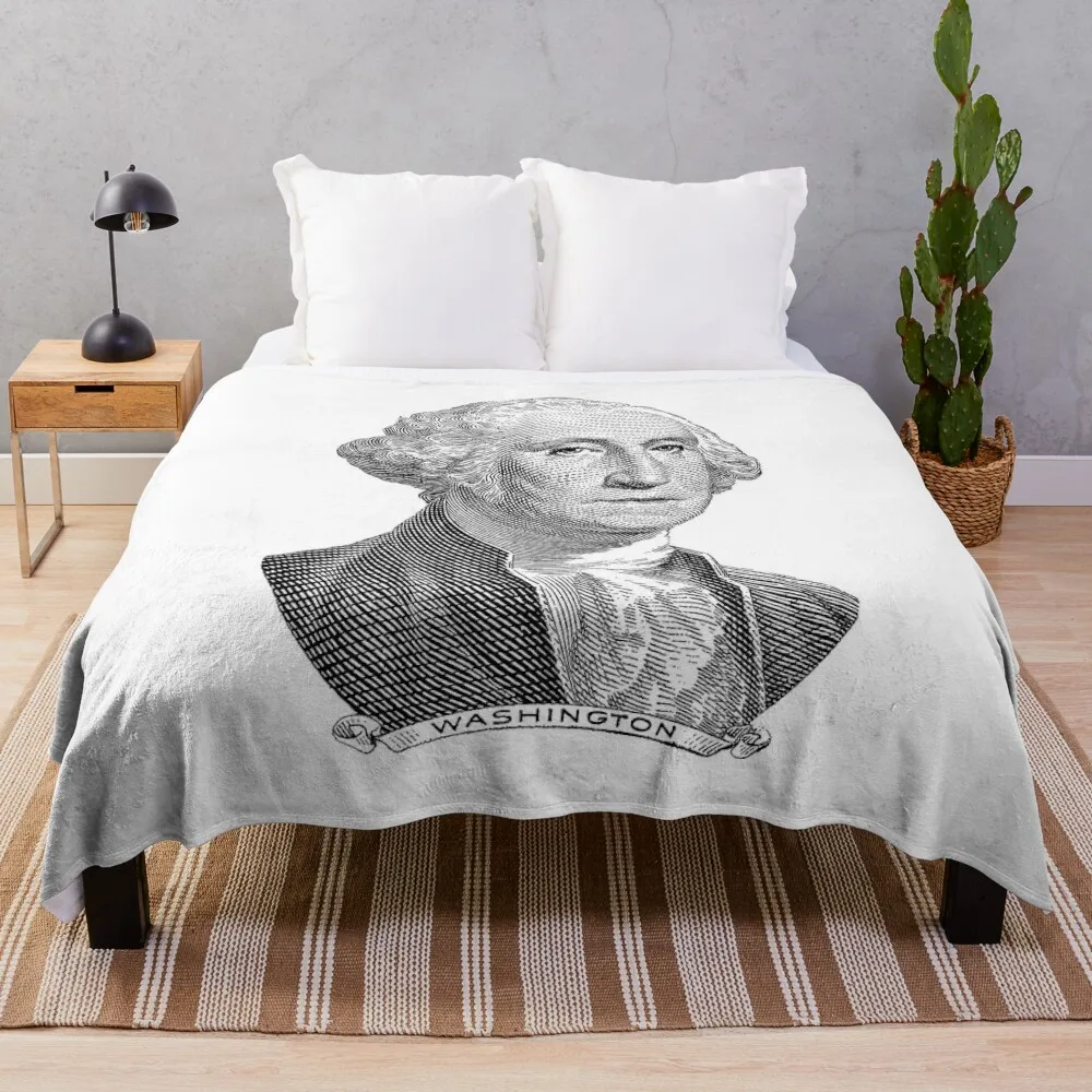 

Vintage George Washington Throw Blanket throw blanket for sofa Beautiful Blankets Travel Blanket