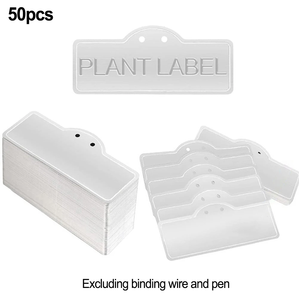

Plant Tags Plant Labels 50pcs Durable For Growers For Landscapers For Outdoor Garden Soft Aluminium Waterproof