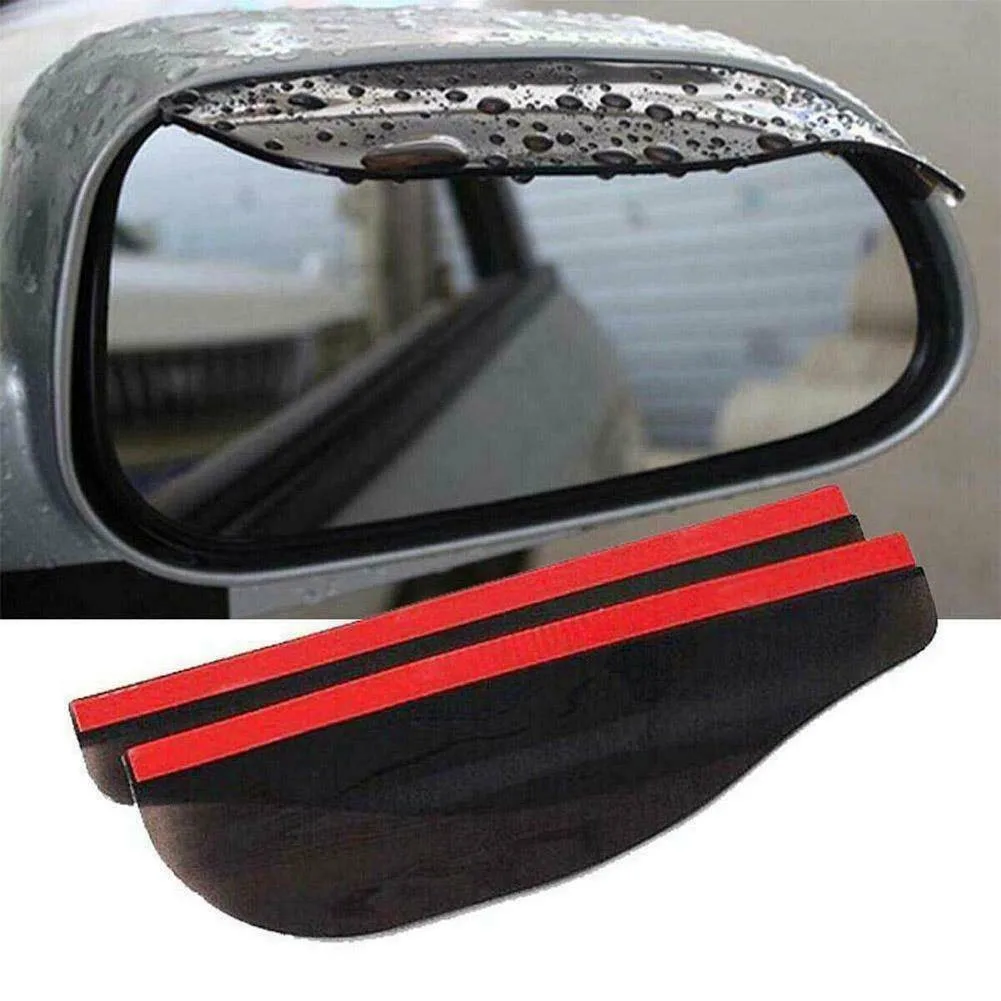 

1 Pair Car Rear View Side Mirror Rain Board Eyebrow Guard Sun Visor Shade Rain Shield Eyebrow Car Rearview Mirror Universal