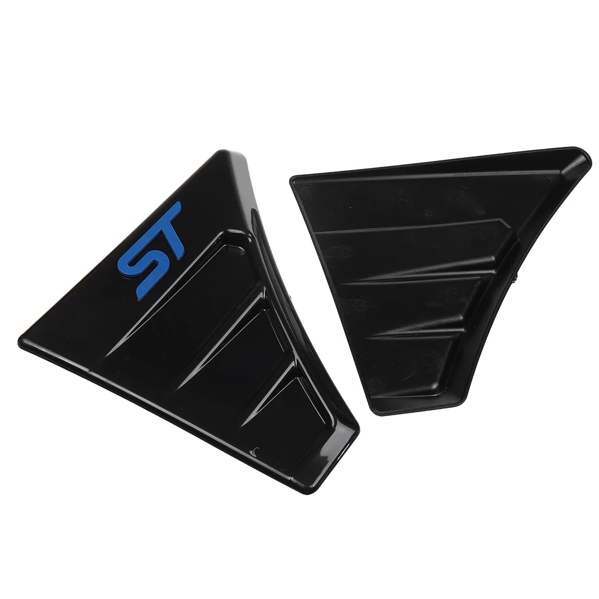 Red /Blue Car Side Vent Fender Spoiler Outflow Vent Sticker For Ford Focus MK2 All Models ST Style Wing Vents Cover