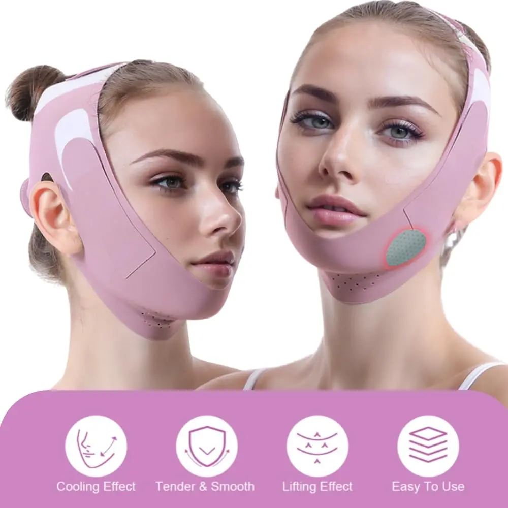 Graphene V-Line Mask, Chin Up Mask V Shaped Face Mask Jaw Exerciser,Double Chin Face Thining Band Massage Hot Sale