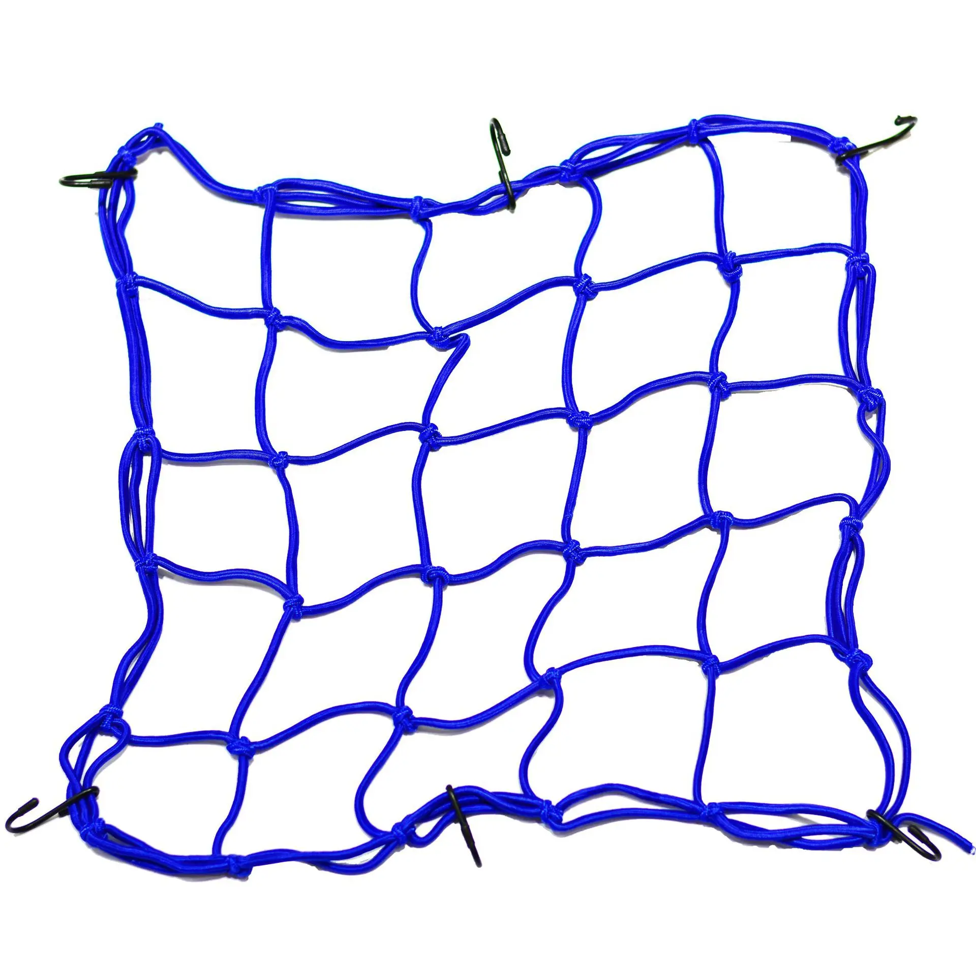40x40cm 오토바이 6개 고리 탄성 번지 네트 오토바이 보관 헬멧 탱크 러기지 훅 메쉬 오토바이 액세서리
