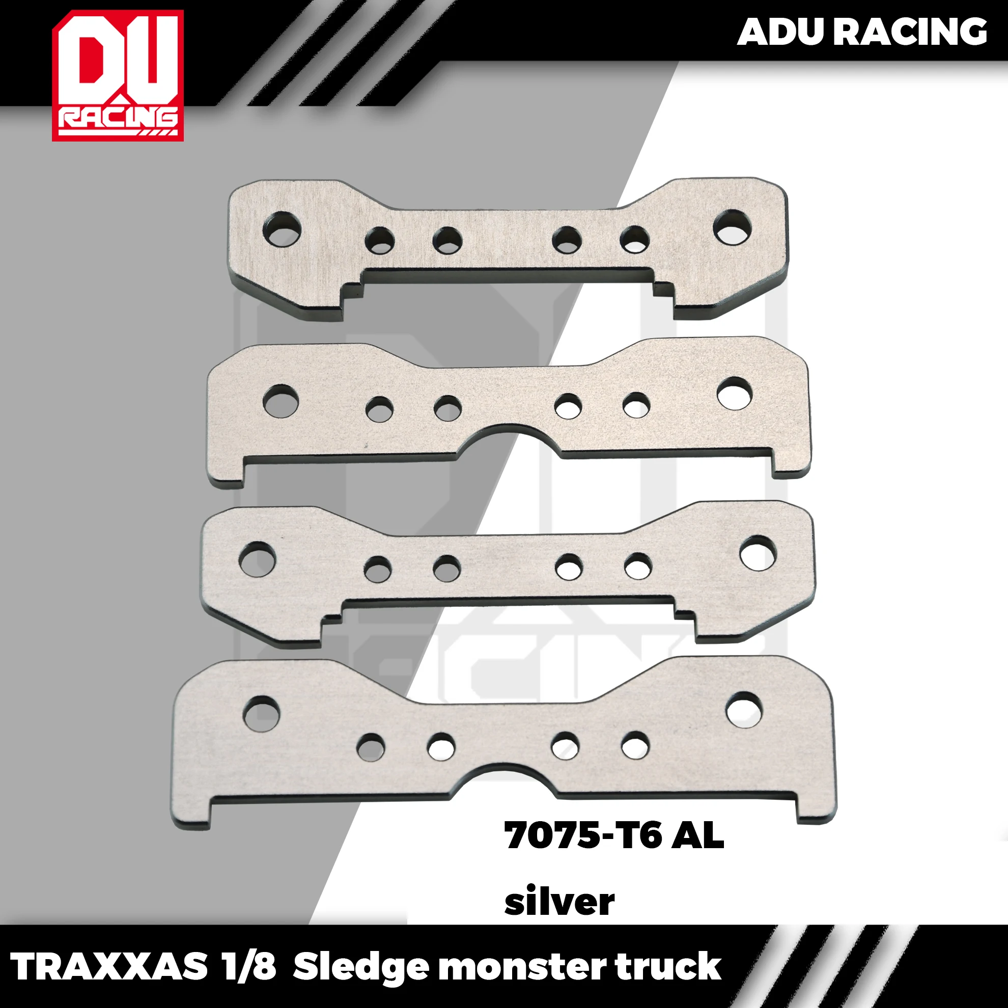 Adu Racing 7076-T6 Al Supporto Sospensione Per Traxxas 1/8 Sledge Monster Truck