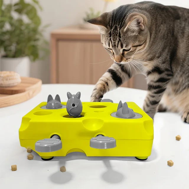 Interactive Cat Puzzle Feeder & Slow Feed Toy Stimulation Treat Dispenser Maze for Indoor Cats Toy Treat Compartment Slow Feeder Interactive Cat Puzzle Feeder & Slow Feed Toy Stimulation Treat Dispenser Maze for Indoor Cats Toy Treat Compartment Slow Feeder