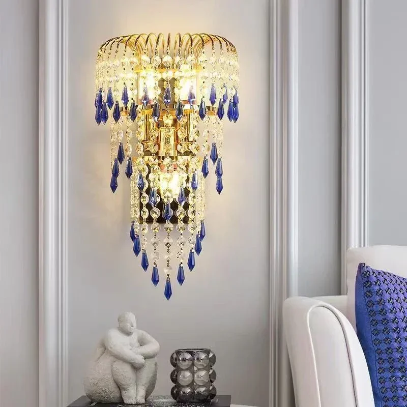 Contemporary Crystal Wall Lamp 2
