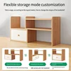 Desk Bookshelf Desktop Shelving Desk Storage Shelf Dormitory Good Learning Desk Multi-layer Small Layer Shelf Layered Shelf 4